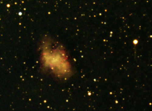 an image of the Crab Nebula