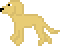 a pixel dog